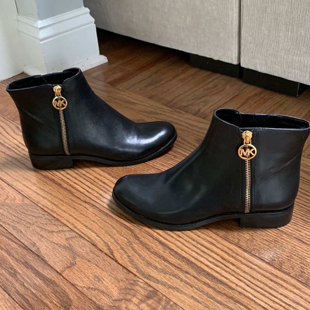 Michael Kors leather booties